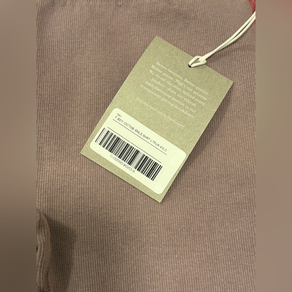 Everlane Mauve Ribbed Bike Shorts - Picture 6 of 6